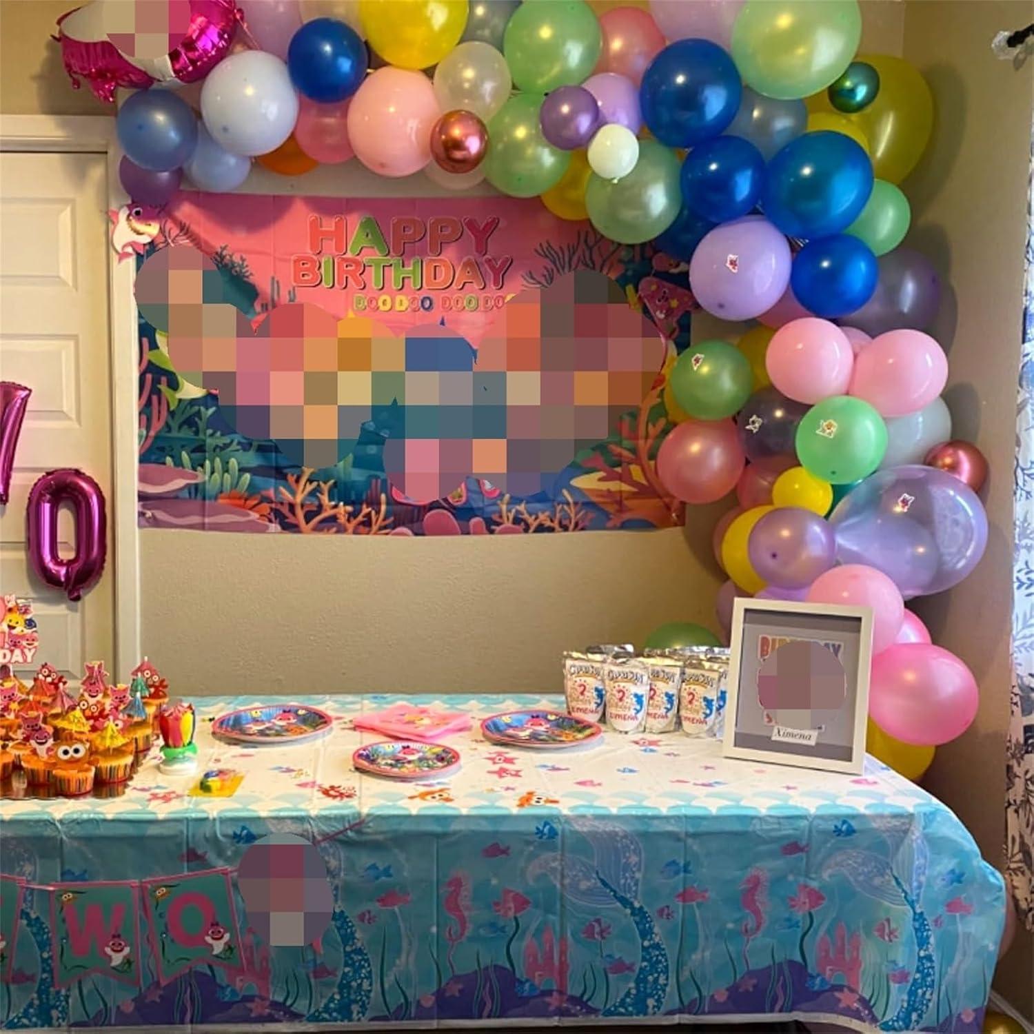 60x Luftballons in Regenbogenfarben Latex Ballons 12 Zoll