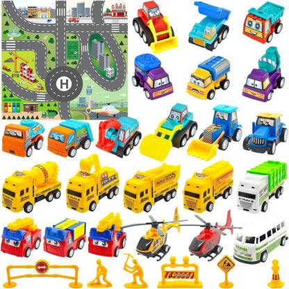 Adventskalender Kinder Jungen Auto Spielzeug 2024