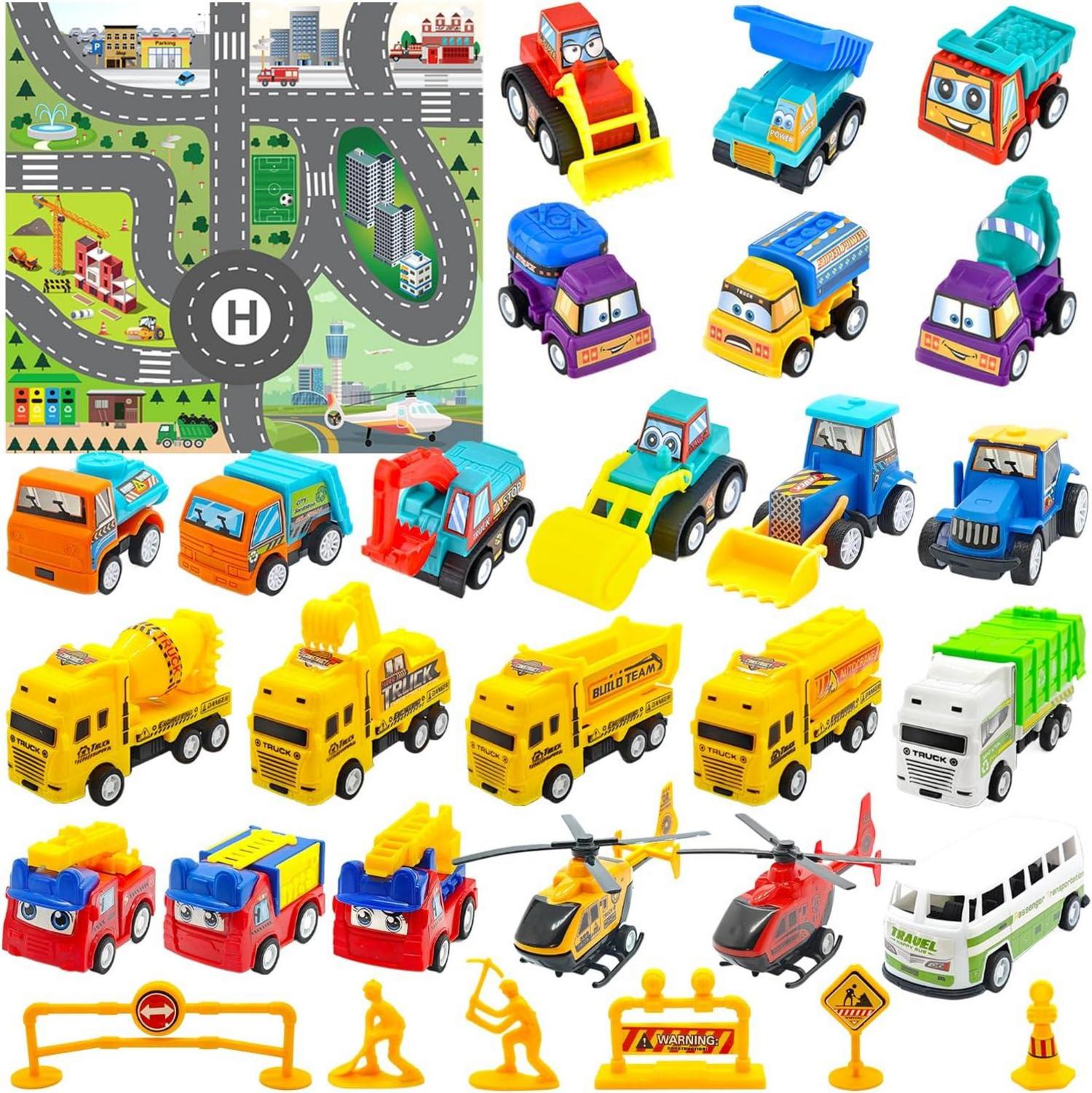 Adventskalender Kinder Jungen Auto Spielzeug Weihnachtskalender