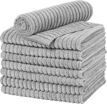 8er-Set Mikrofaser Küchentücher Grau 45 x 65 cm Fusselfrei