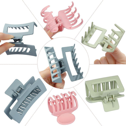 Verbesserte Haarklammern Set für Frauen | Rechteckig Quadratisch Klein