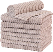 8er-Set Microfaser Geschirrtücher, super saugfähig und weich, 45 x 65