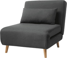 Schlafsofa 4 in 1 mit Bettfunktion Gästebett Darkgrau