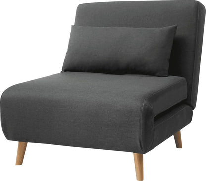 Schlafsofa 4 in 1 mit Bettfunktion Gästebett Darkgrau