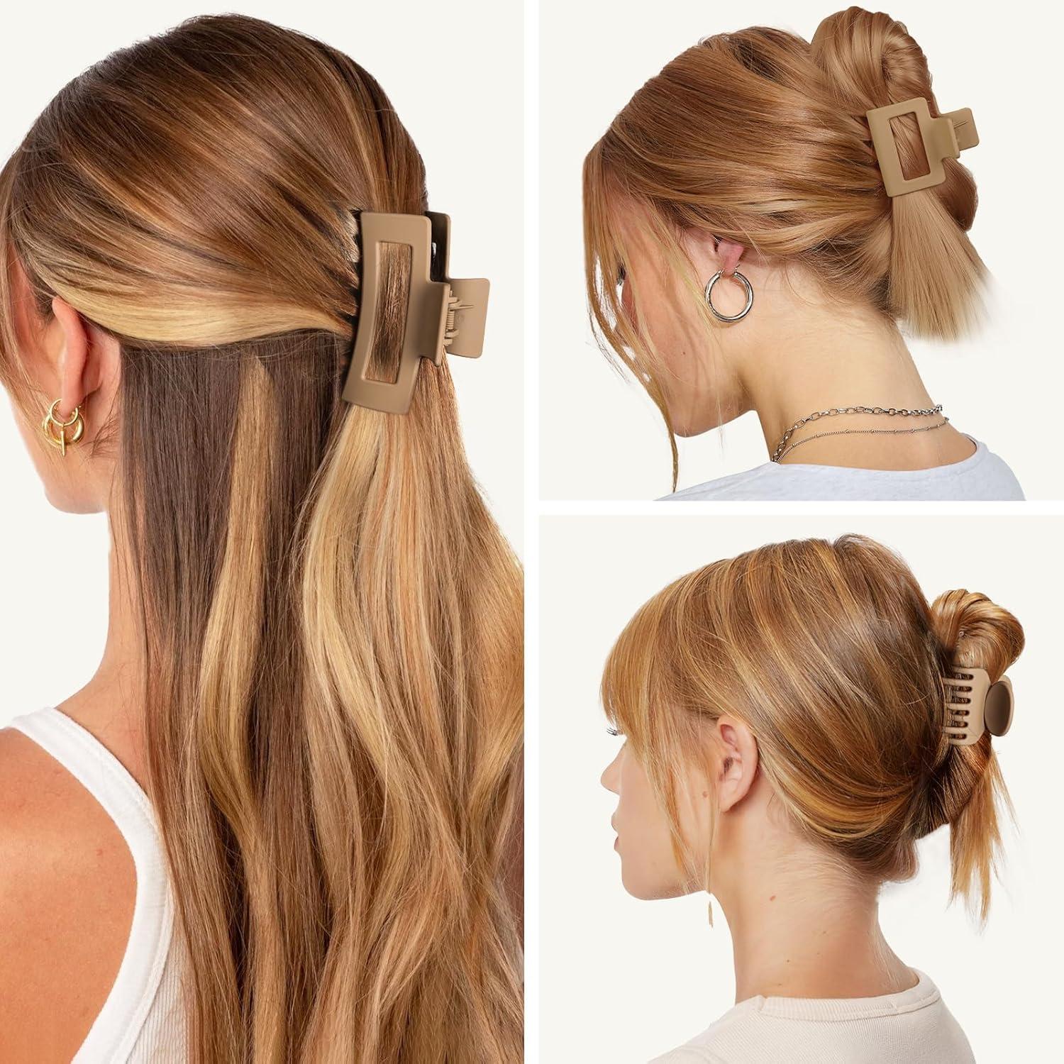Haarklammern für Frauen Quadratische Rechteckige Kleine Haarnadeln