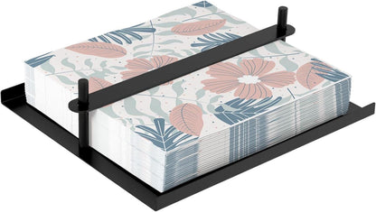 Serviettenhalter Schwarz Metall für Tisch Küche Restaurant