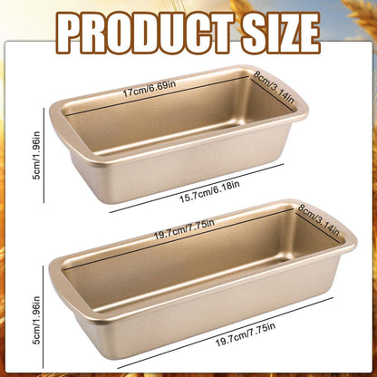Fizdoqg Brotbackform 2 Stück Toastbrot Backform Kastenform