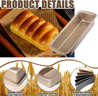 Brotbackform Set Kohlenstoffstahl Antihaft 2-teilig