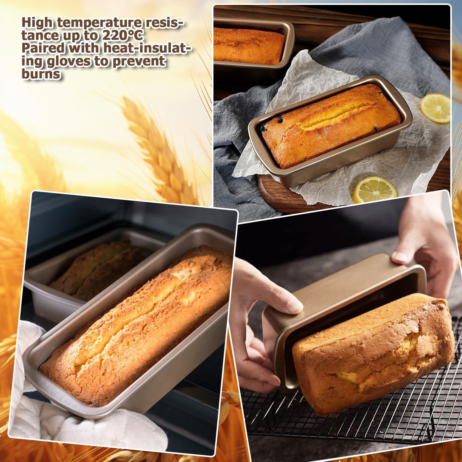Brotbackform 2er Set Toastbrot Backform Kastenform Antihaft Kohlenstoffstahl