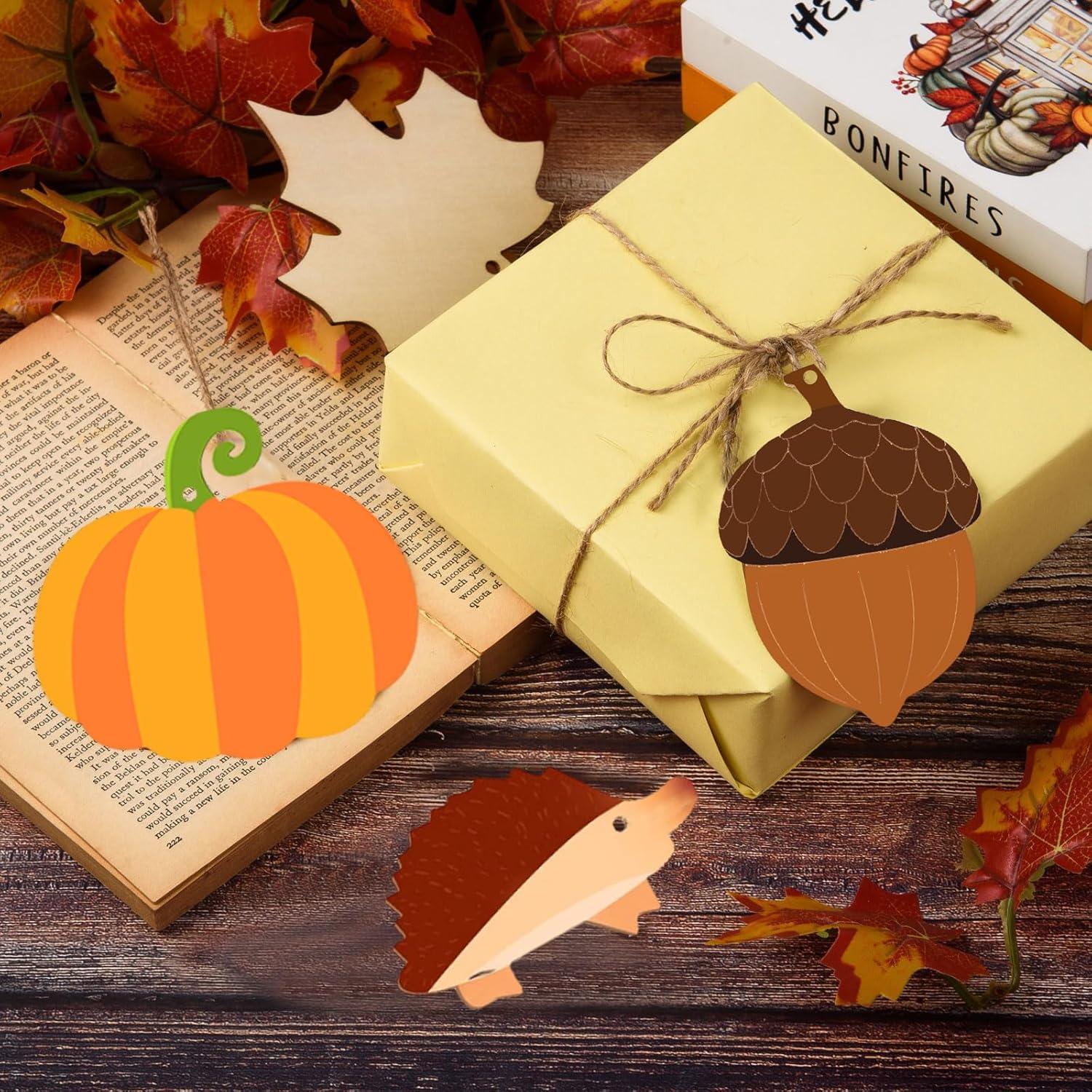 Holz Deko Hänger Herbst DIY Bastelset 95 Stück für Kinder