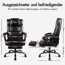 ALFORDSON Bürostuhl mit Verstellbarer Lendenwirbelstütze und