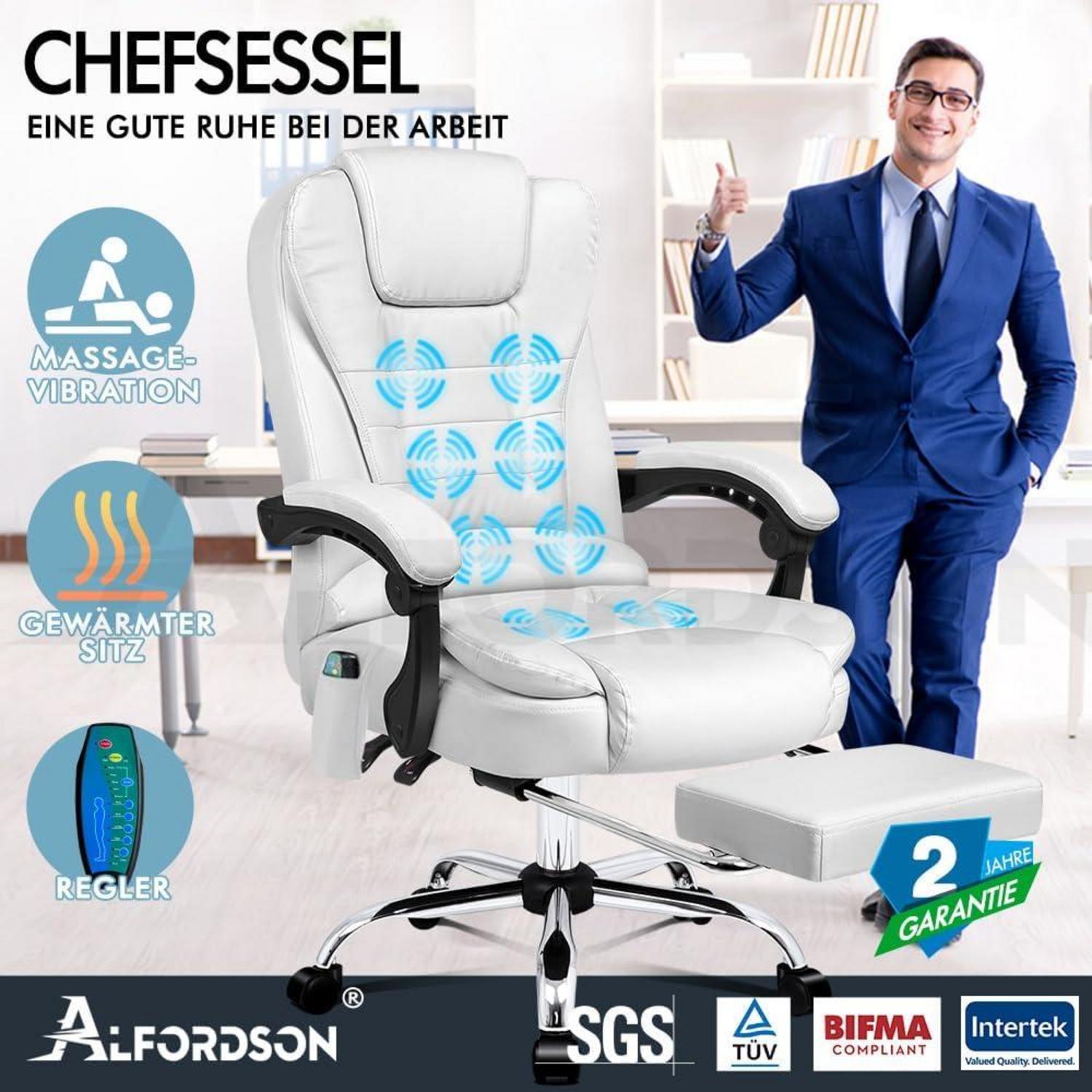 Ergonomischer Bürostuhl mit Wärmemassagefunktion und weicher