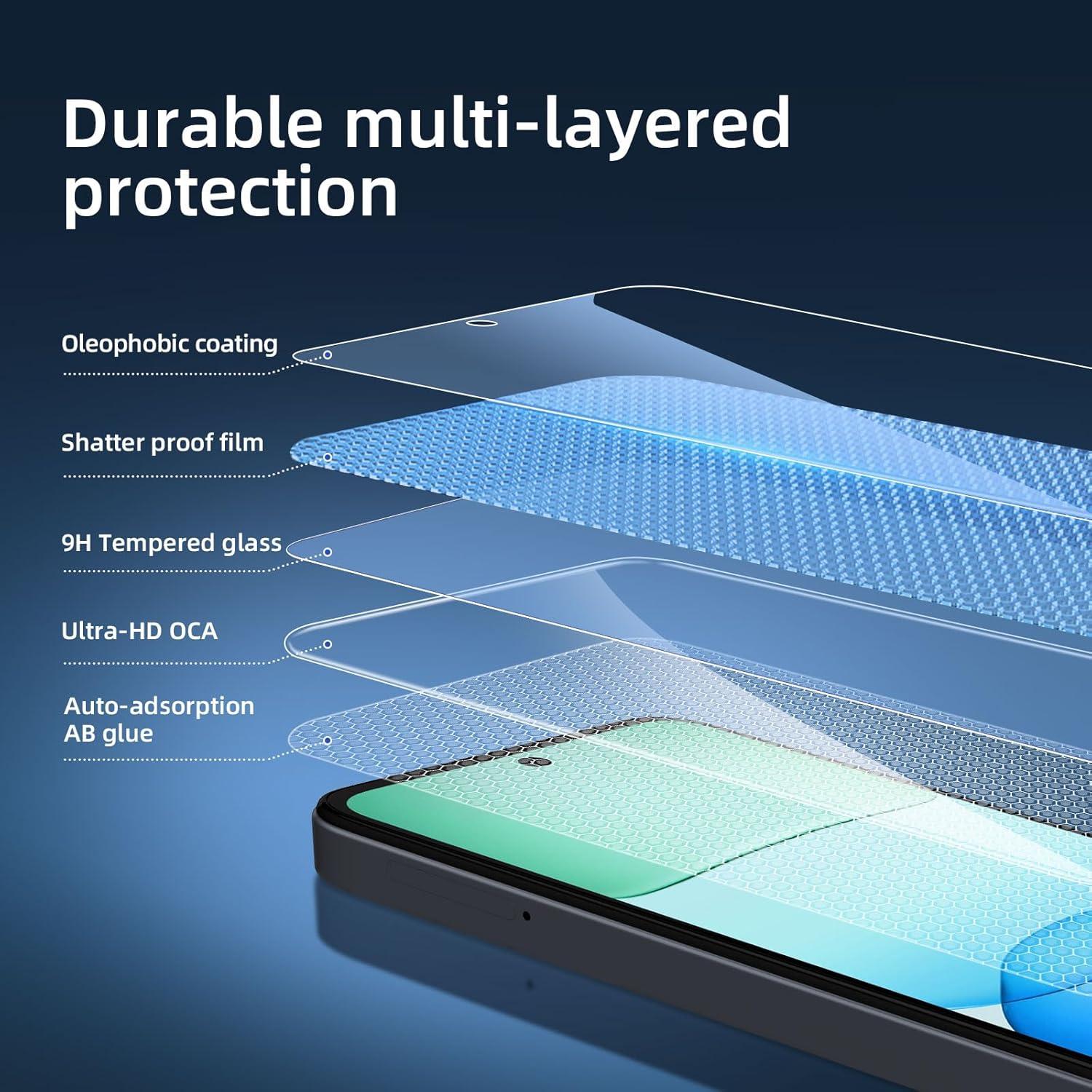 Panzer Schutz Glas Xiaomi Redmi 13 3er Set Kratzfest 9H Ultra-klar