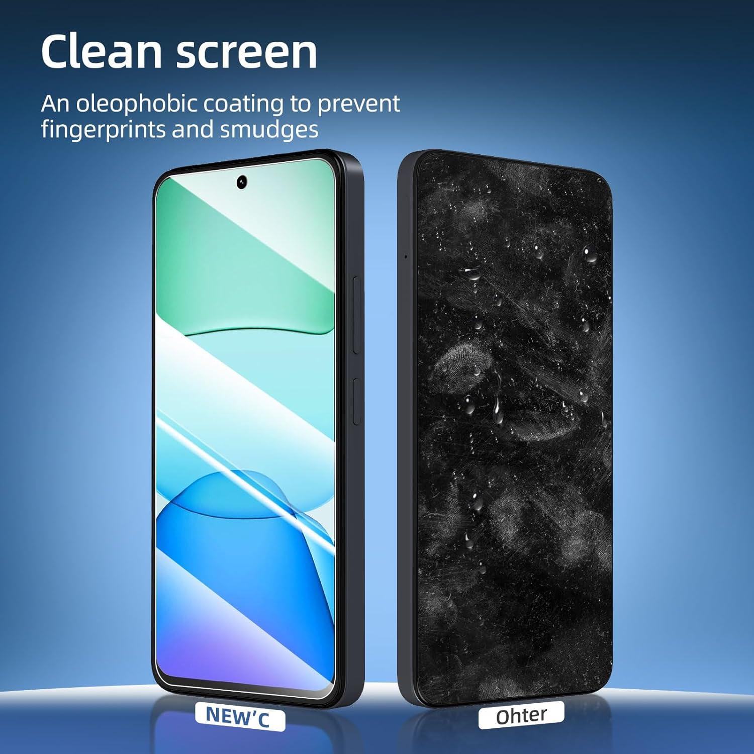 Panzer Schutz Glas Xiaomi Redmi 13 Displayschutz 3 Stück 9H Härte Ultra-klar