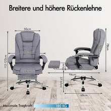 ALFORDSON Ergonomischer Bürostuhl mit