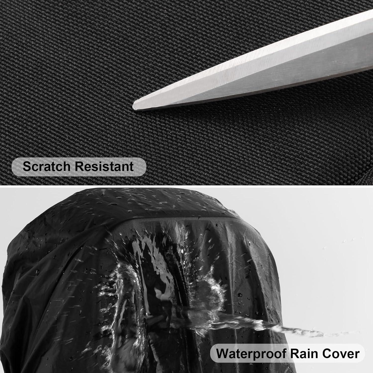 Kameratasche Wasserdicht Profi Fotorucksack für DSLR/SLR, kompatibel mit Sony Canon Nikon, Schwarz