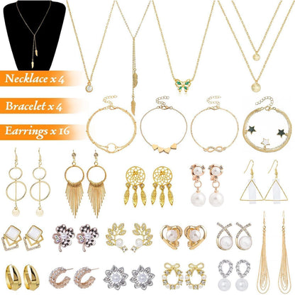 Schmuck Adventskalender 2024 Frauen Geschenke Ohrringe