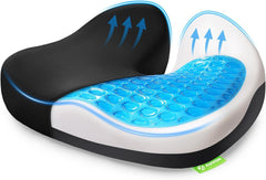 Ergonomisches Memory-Schaum Sitzkissen mit Gel-Schicht