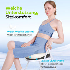Ergonomisches Memory-Schaum Sitzkissen mit Gel-Schicht
