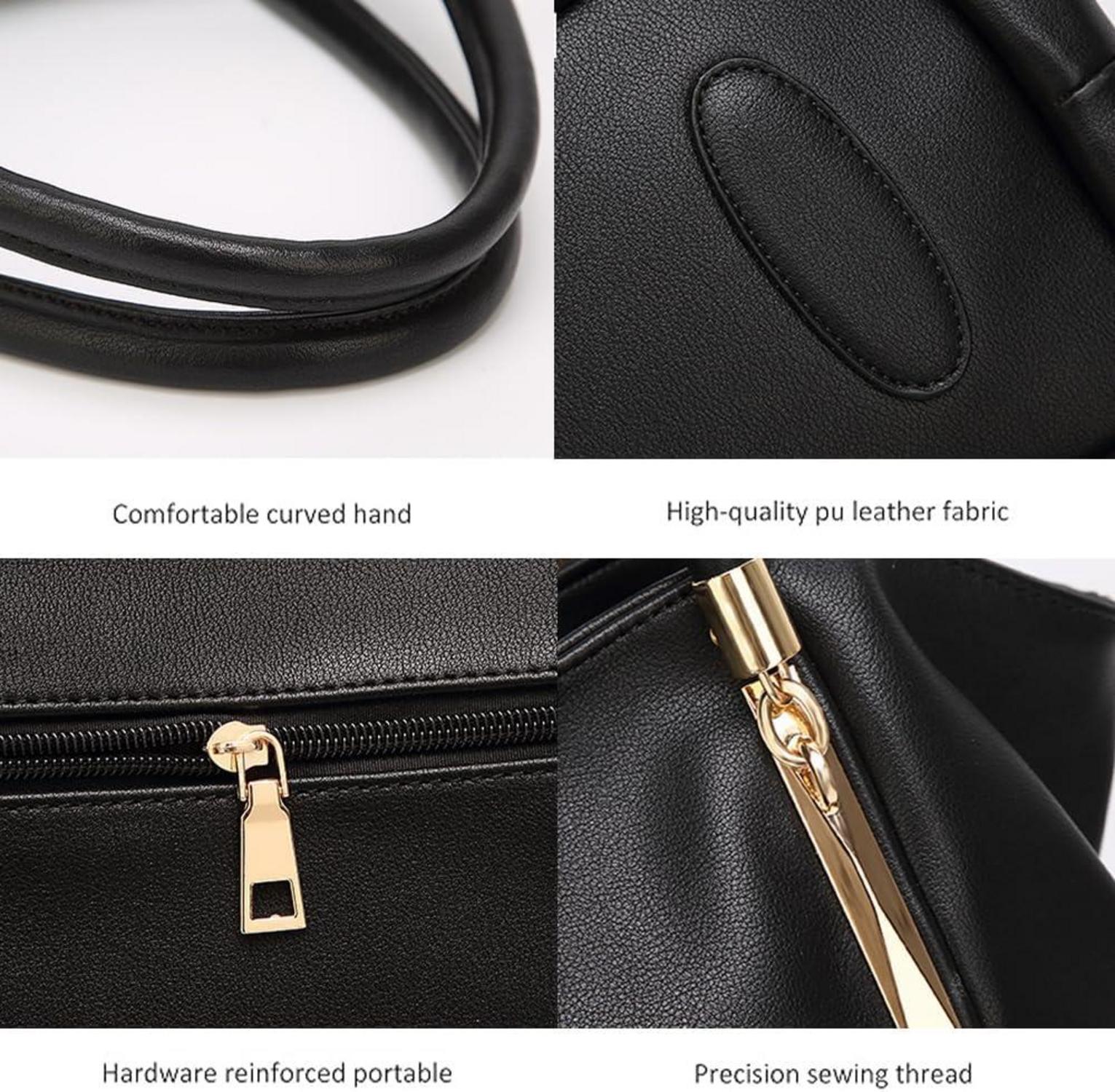 Damen Handtasche PU Leder Shopper Schultertasche Umhängetasche Groß Wasserdicht