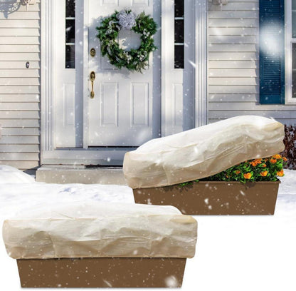Winter Schutzhülle für Blumenkästen 150x40x45cm - 4er Set