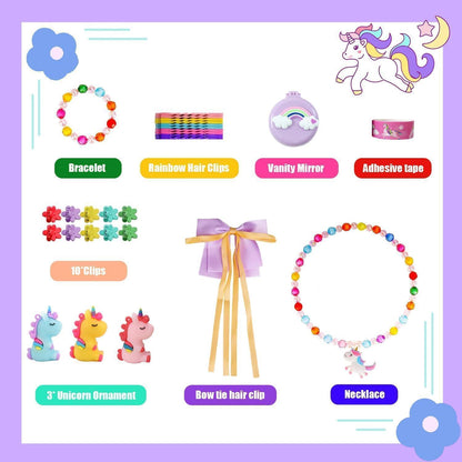 Adventskalender Einhorn 2024 Mädchen Schmuck Spielzeug 24