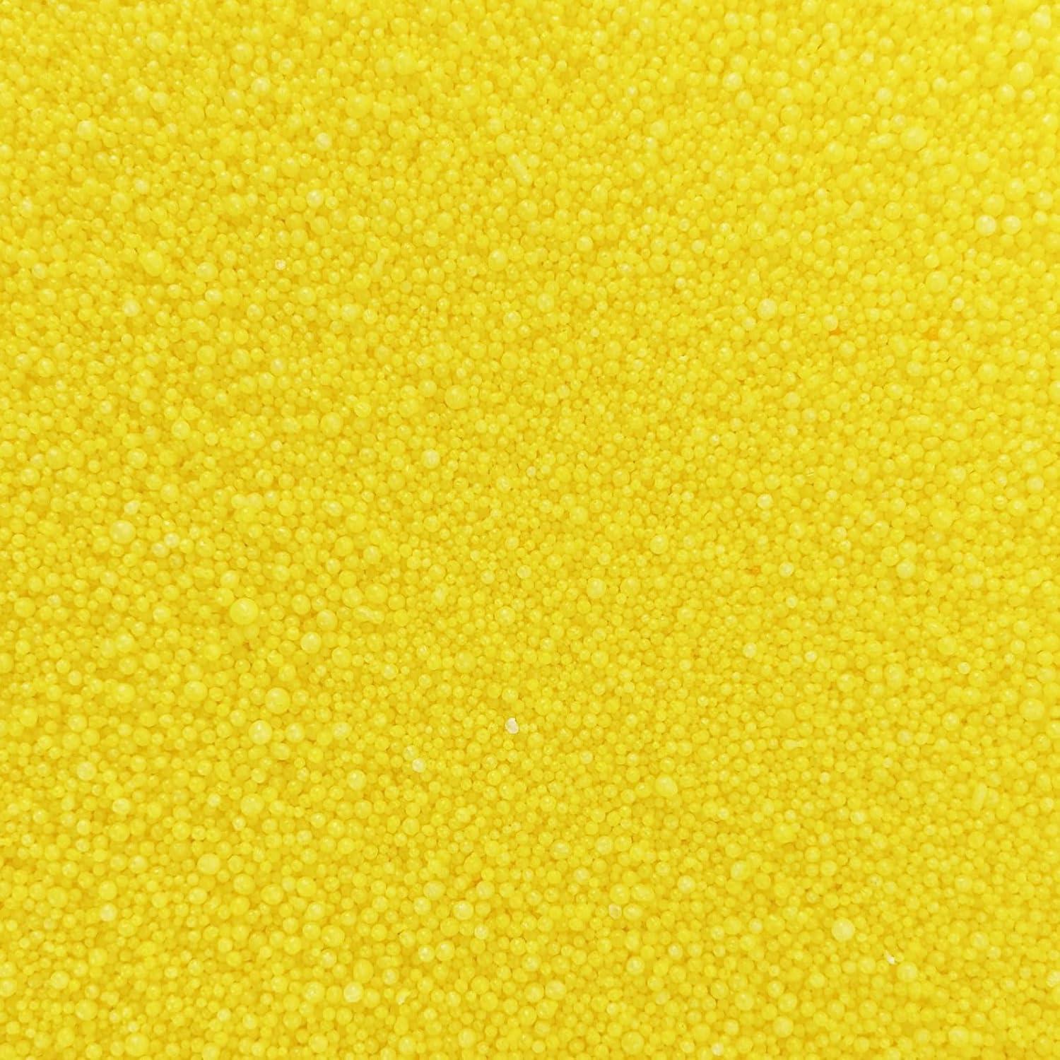 Kerzensand 1KG Gelb mit 50 Docht, Perlenkerzen Wachsgranulat