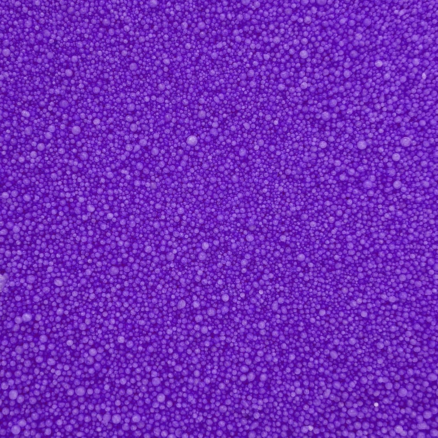 Kerzensand Perlen 1 KG mit 50 Docht, lila, DIY Kerzen Sand