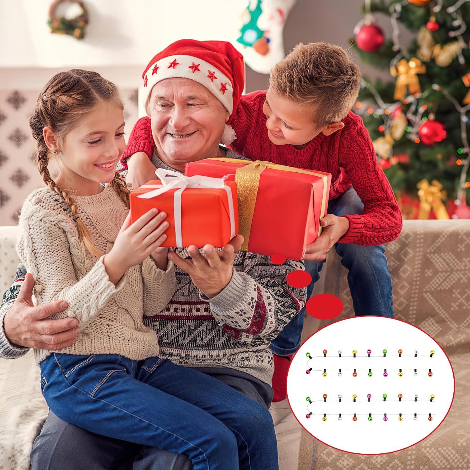 2 Stücke Miniatur Wichtel Lichterkette, 90cm Bunte Lampe Puppenhaus