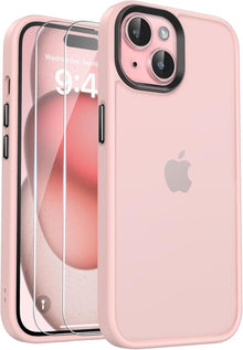 Handyhülle für iPhone 15 mit Schutzfolie, Stoßfeste