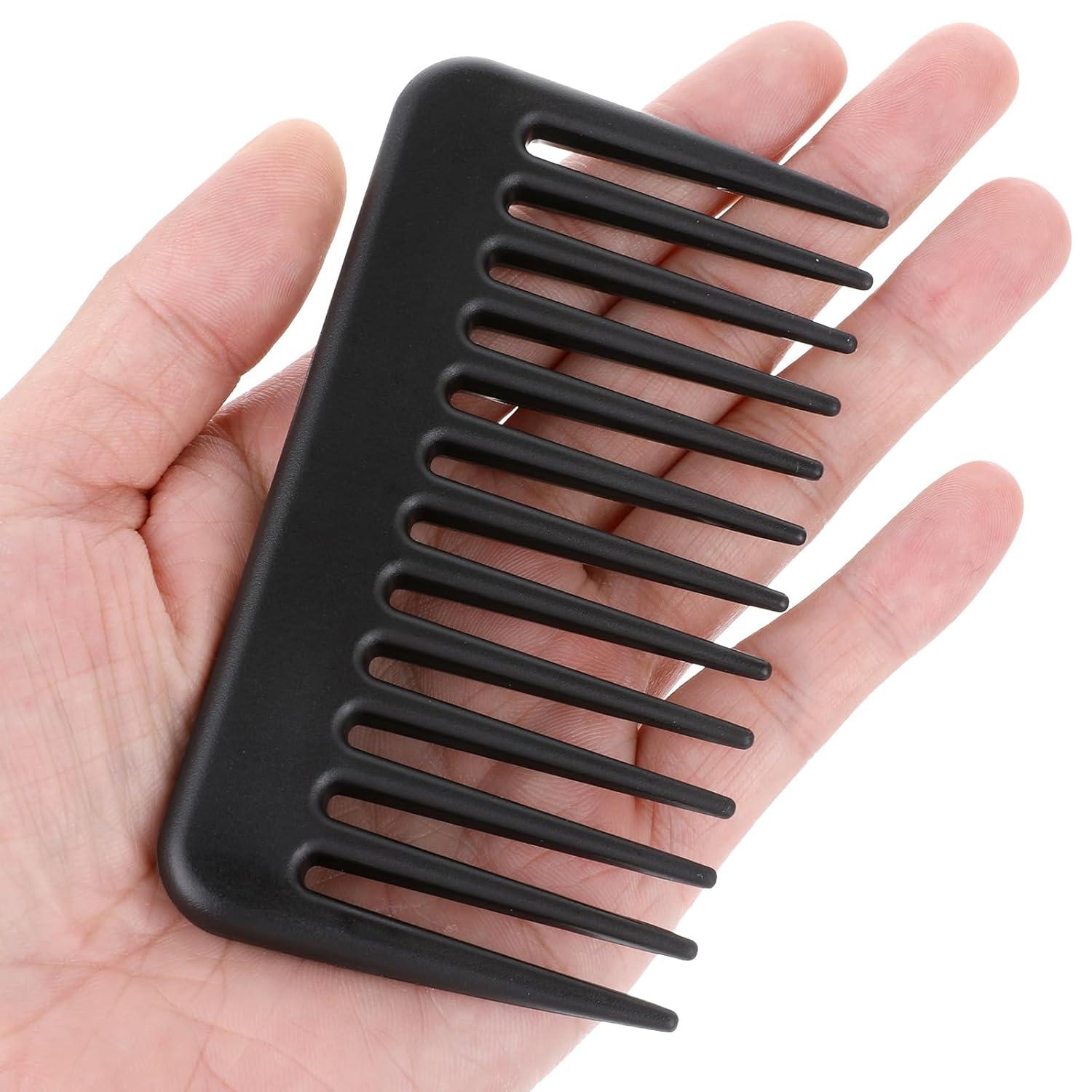 Schwarzer Reise Lockenkamm für Haarpflege & Styling