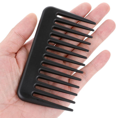 Schwarzer Reise Lockenkamm für Haarpflege & Styling
