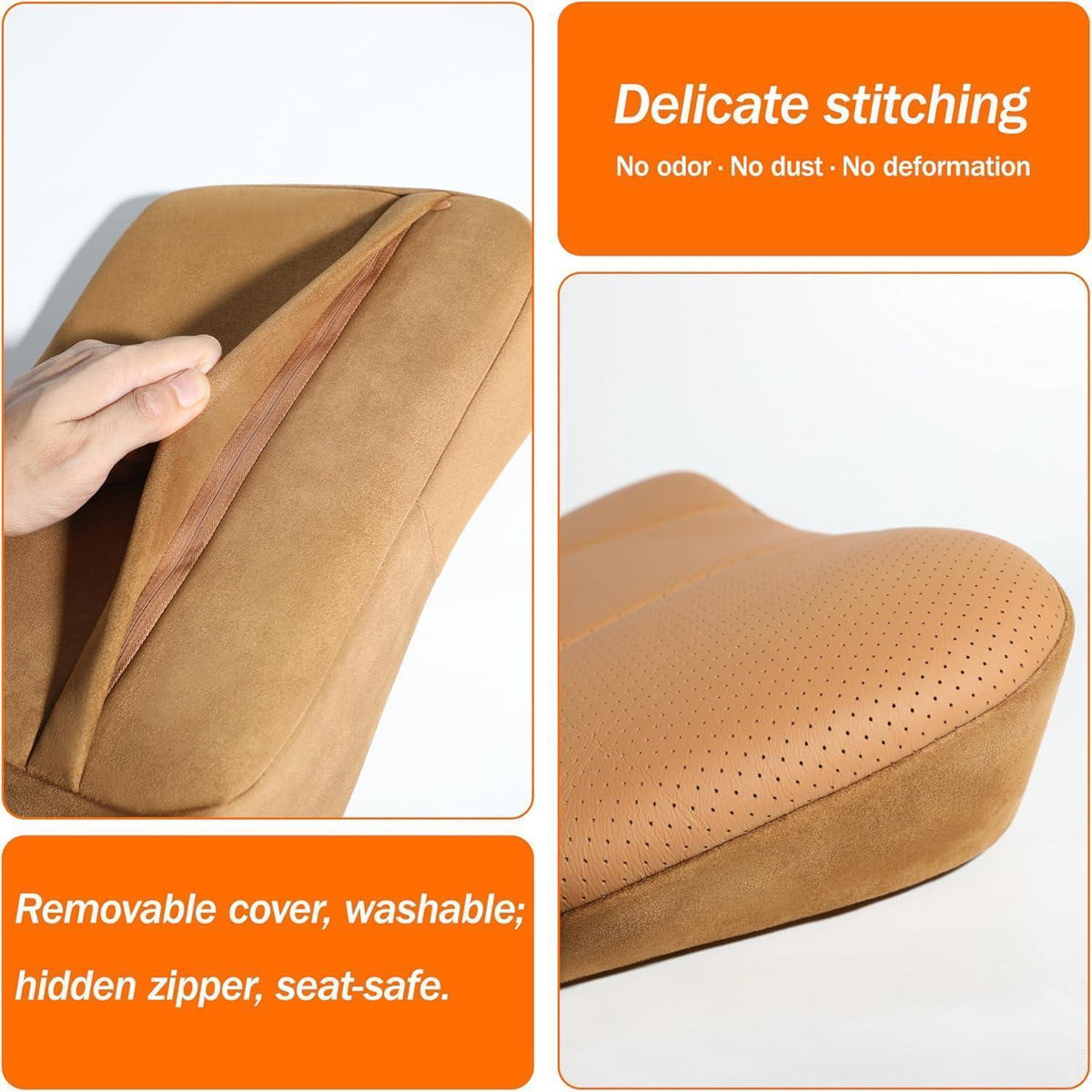 Lendenstützkissen Auto Leder & Memory Foam – Komfort & Unterstützung