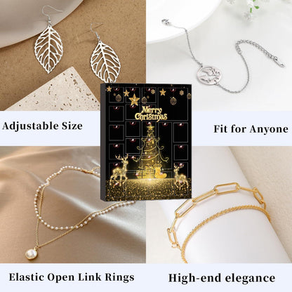 Schmuck Adventskalender 2024 Weihnachtskalender 24 Mode