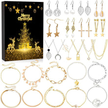 Schmuck Adventskalender 2024 Weihnachten Geschenke Frauen Mädchen