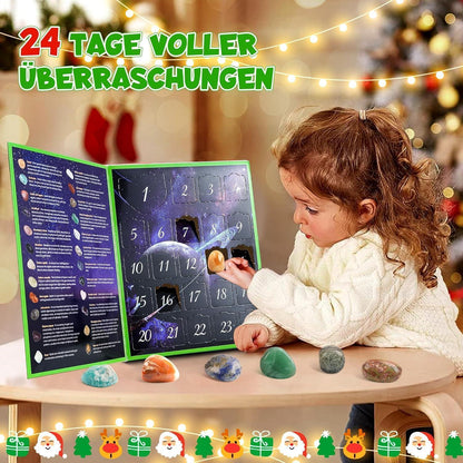 Adventskalender 2024 Kristalle Kinder Jungen Mädchen