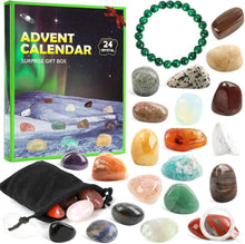 Adventskalender 2024 Kristalle Kinder 24 Tage natürliche Edelsteine