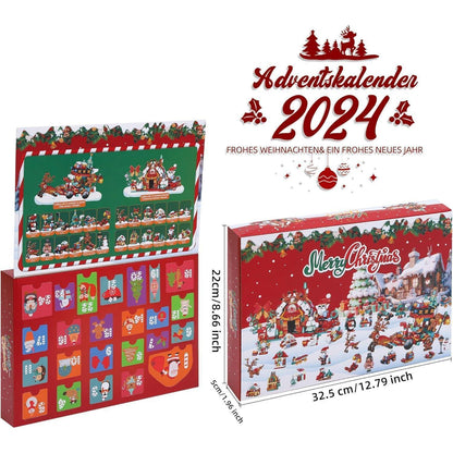 Weihnachts Adventskalender 2024 Kinder Bausteine Spielset
