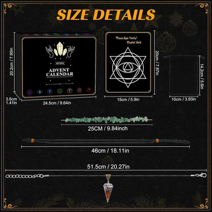 Adventskalender 2024 Edelsteine Frauen Männer Kristalle