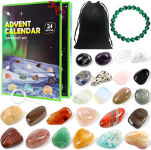 Adventskalender 2024 mit Edelsteinen für Kinder, Weihnachtskalender