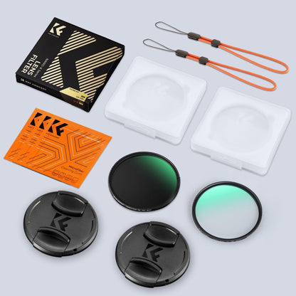 82mm Polfilter UV Filter Sets Objektivdeckel Reinigungstuch 9-teilig