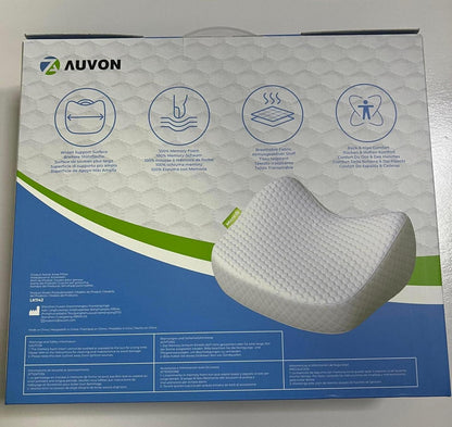 AUVON Seitenschläfer Kniekissen Memory Foam Leg Pillow Kühlender Eisseidenstoff
