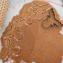 Rentier Ausstechform aus Edelstahl für Weihnachtsplätzchen