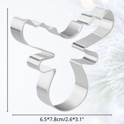 Rentier Ausstechformen Edelstahl Elchkopf Weihnachtsplätzchen Urlaub