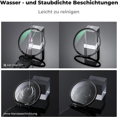 72mm K&F Concept Nano X-Serie Filtersets Polfilter UV Filter