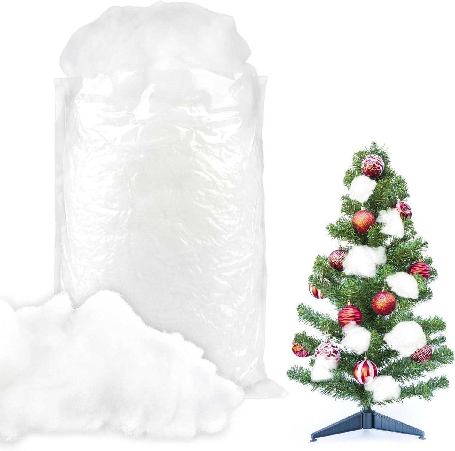 Weihnachts schnee Deko Flauschig 150g Winterlandschaft Kreativität