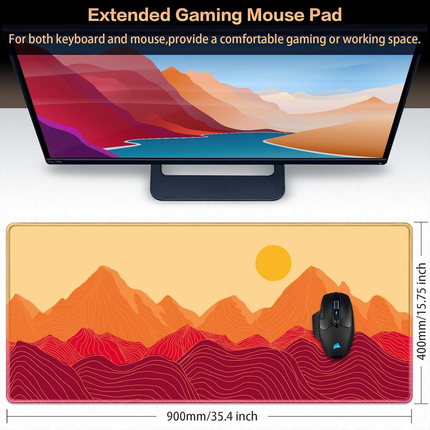 Abetcabe XXL Gaming Mauspad 900x400mm wasserdicht