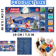 Adventskalender 2024 Kinder Edelsteine Kristalle Anhänger