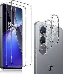 Panzerglas für Oneplus Nord CE 4 Lite, Kameraschutzfolie + Schutzglas