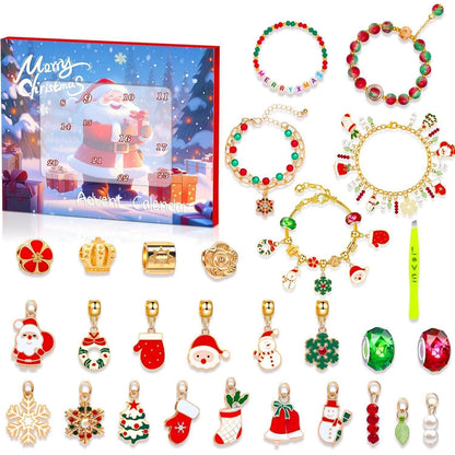 Adventskalender Armband Bastelset Mädchen Weihnachts